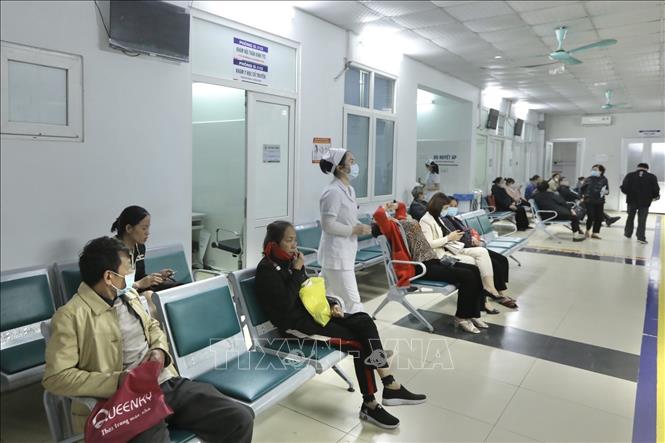 Phòng khám được đặt tại khu khám bệnh theo yêu cầu, bệnh viện đa khoa Đức Giang. Ảnh: Minh Quyết - TTXVN