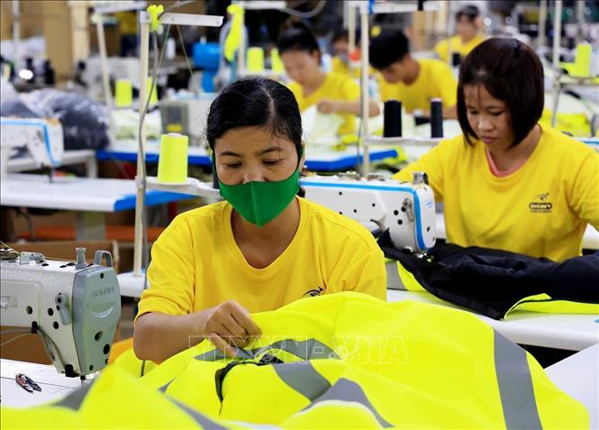 Production at the Dony Garment Co. Ltd in Binh Chanh district, Ho Chi Minh City. VNA Photo: Hồng Đạt