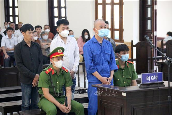 Trong ảnh: Các bị cáo tại phiên tòa ngày 7/3. Ảnh: Nguyễn Thanh – TTXVN