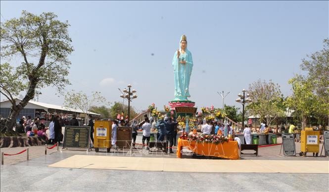 Khu Quán âm Phật đài. Ảnh: Tuấn Kiệt - TTXVN