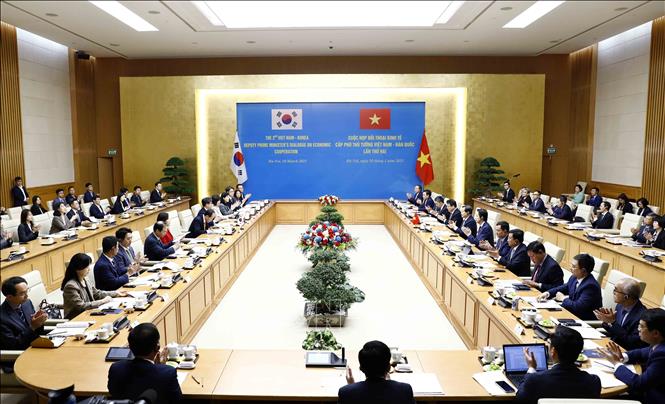 A view of the dialogue. VNA Photo