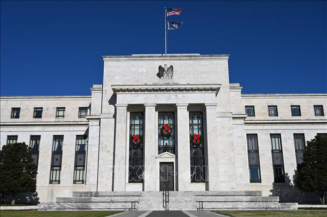 Trụ sở Ngân hàng Dự trữ liên bang Mỹ (FED) tại Washington DC. Ảnh: AFP/TTXVN