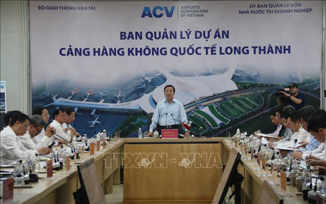 Trong ảnh: Phó Thủ tướng Trần Hồng Hà phát biểu chỉ đạo tại buổi làm việc. Ảnh: Công Phong - TTXVN