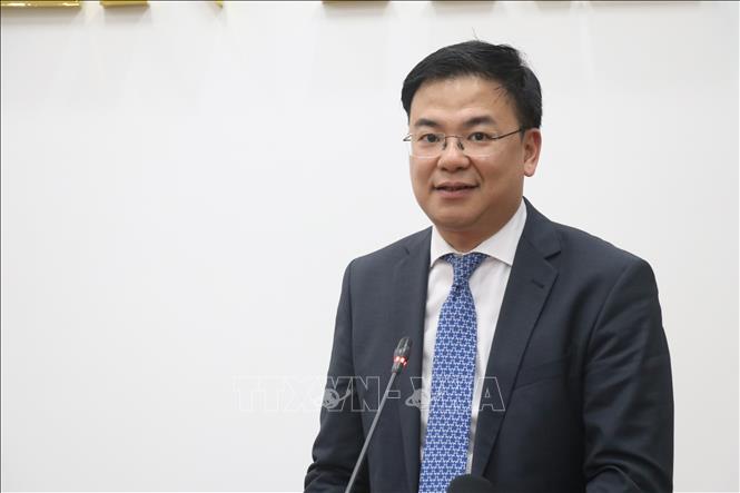 Thứ trưởng Bộ Ngoại giao Phạm Quang Hiệu phát biểu tại buổi tọa đàm. Ảnh: Chương Đài - TTXVN