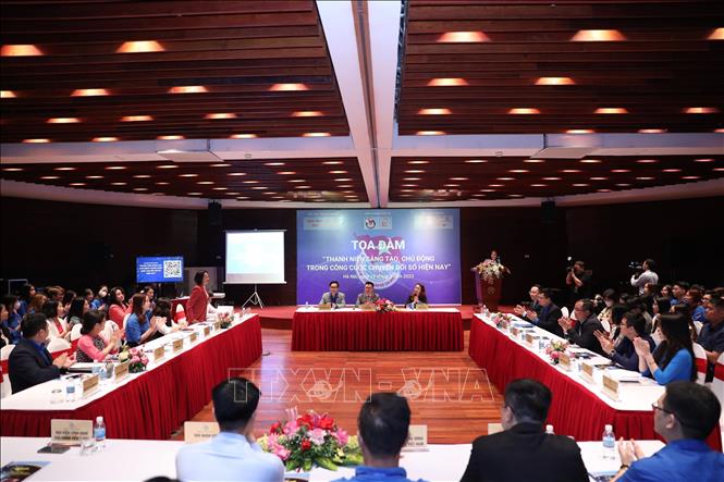 Quang cảnh buổi tọa đàm. Ảnh: Hoàng Hiếu - TTXVN 
