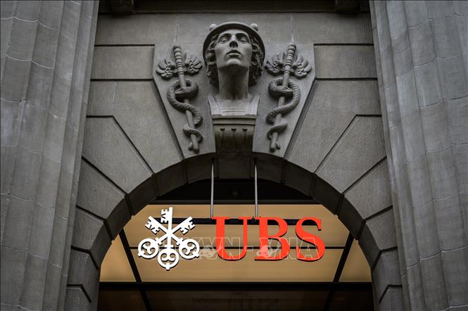 Trụ sở ngân hàng UBS tại Zurich, Thụy Sĩ. Ảnh: AFP/TTXVN