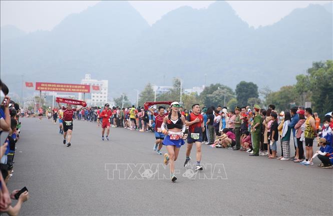 Các vận động viên tham gia giải vô định Quốc gia Marathon và cự ly dài báo Tiền Phong 2023 lần thứ 64 – năm 2023. Ảnh: Quý Trung – TTXVN