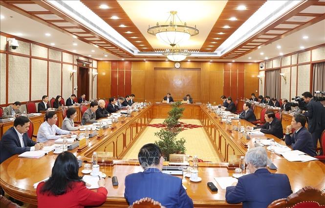 A view of the meeting. VNA Photo: Trí Dũng 