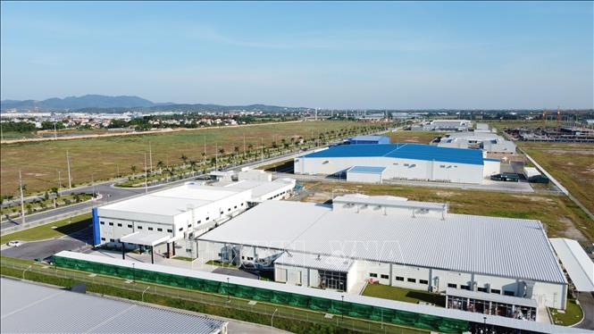 Trong ảnh: Một góc Khu Công nghiệp Thăng Long - Vĩnh Phúc. Ảnh: Hoàng Hùng - TTXVN