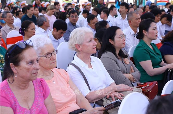 Delegates attend the celebration. VNA Photo: Văn Điệp 