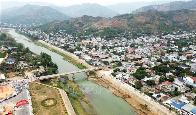 Trong ảnh: Một góc huyện Sông Mã, tỉnh Sơn La. Ảnh: Quang Quyết-TTXVN