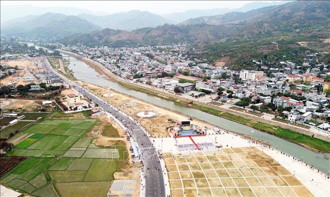 Trong ảnh: Một góc huyện Sông Mã, tỉnh Sơn La. Ảnh: Quang Quyết-TTXVN