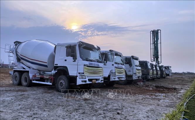 Lễ khởi công nhà máy Kärcher Việt Nam tại Quảng Nam. Ảnh: Trần Tĩnh -TTXVN