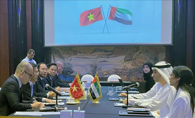 A view of the working session. Photo by courtesy/VNA