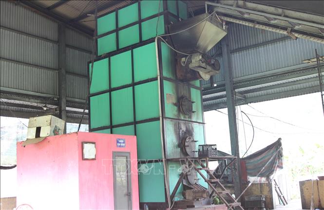 Trong ảnh: Lò đốt rác mới đưa vào hoạt động hơn 1 năm nên nhìn vẫn còn khá mới. Ảnh: Tuấn Anh  - TTXVN