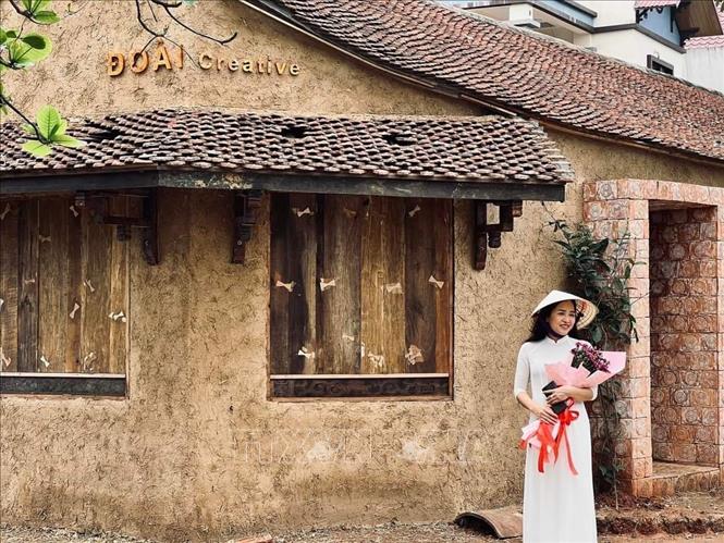 Một góc của không gian sáng tạo Đoài Creative. Ảnh: TTXVN phát