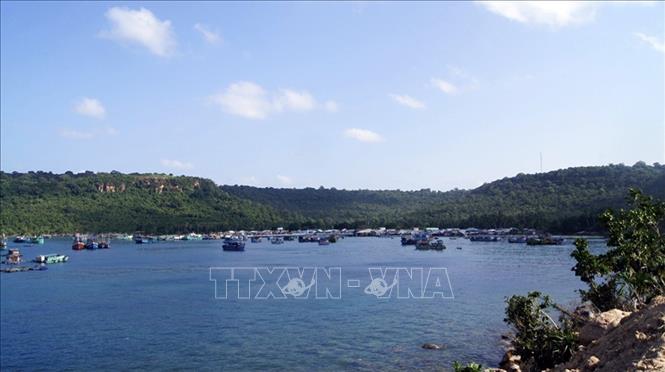 Một góc xã đảo Thổ Châu. Ảnh: TTXVN phát