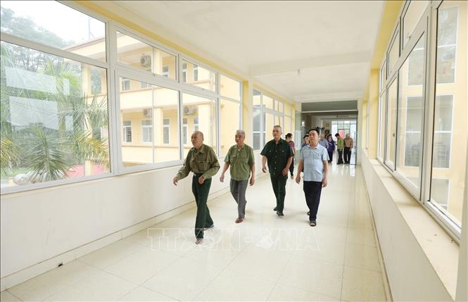 Trong ảnh: Trung tâm Điều dưỡng Người có công tỉnh Lạng Sơn khang trang, sạch đẹp. Ảnh: Anh Tuấn – TTXVN