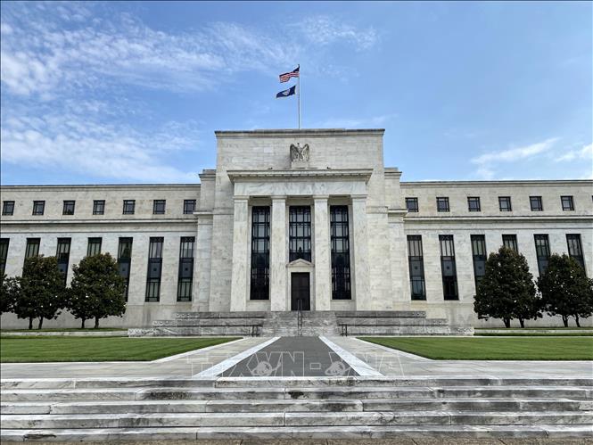 Trụ sở Cục Dự trữ liên bang Mỹ (FED) ở Washington, DC. Ảnh: AFP/TTXVN