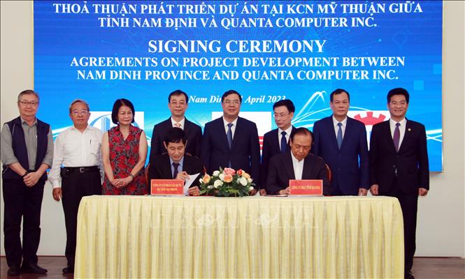 Quang cảnh lễ ký. Ảnh: Nguyễn Lành - TTXVN

