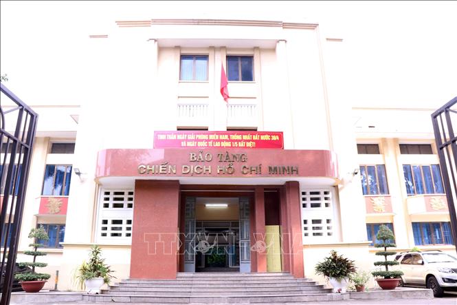Trong ảnh: Bảo tàng Chiến dịch Hồ Chí Minh. Ảnh: Xuân Khu - TTXVN
