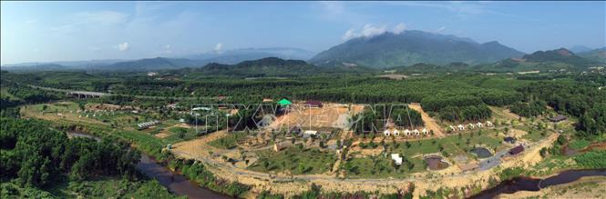 Trong ảnh: 2 khu nông trại Bana Rita Glamping Farm và An Phú Farm vừa được đưa vào hoạt động phục vụ du khách dịp lễ năm nay. Ảnh: Trần Lê Lâm - TTXVN 