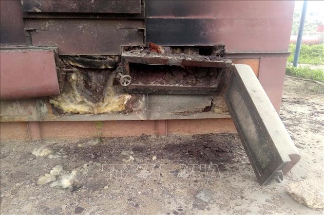 Nhiều hạng mục của của công trình xử lý rác xuống cấp. Ảnh: Nguyễn Nam-TTXVN