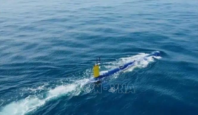 Tàu ngầm không người lái “Cá voi xanh” của Israel. Ảnh: IAI/ TTXVN