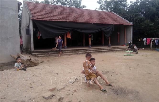 Một hộ người dân vùng lõi, vùng đệm Vườn quốc gia Bến En thuộc xã Bình Lương, huyện Như Xuân, Thanh Hóa gặp khó do thiếu đất sản xuất. Ảnh: Nguyễn Nam-TTXVN
