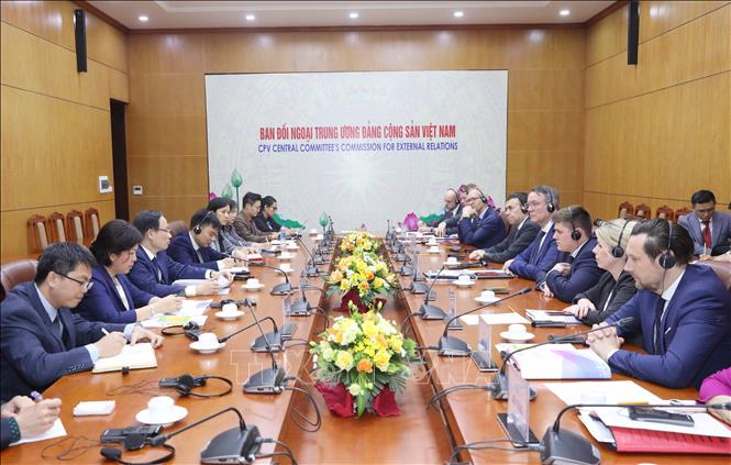 Quang cảnh buổi làm việc. Ảnh: Phương Hoa - TTXVN
