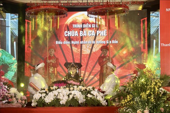 Một tiết mục biểu diễn trong phần 