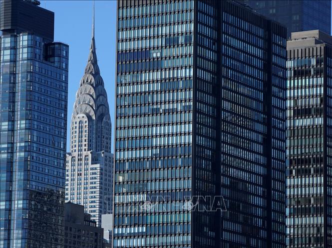 Các tòa nhà cao tầng tại New York, Mỹ. Ảnh: AFP/TTXVN