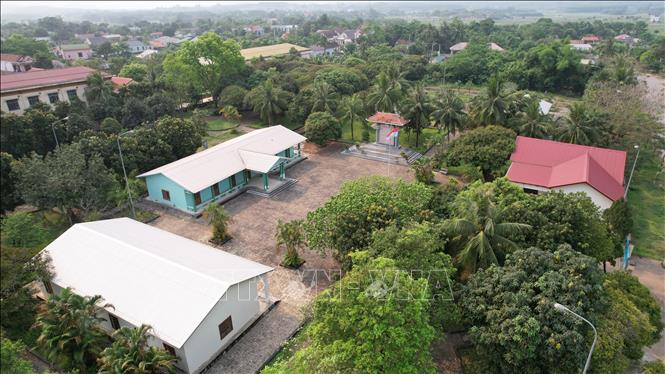 Trụ sở khu Chính phủ Cách mạng lâm thời Cộng hòa miền Nam Việt Nam nhìn từ trên cao. Ảnh: Thanh Thủy-TTXVN