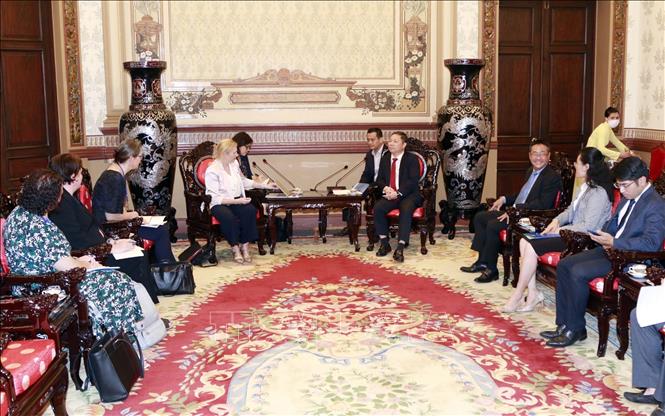 A view of the meeting. VNA Photo: Xuân Khu