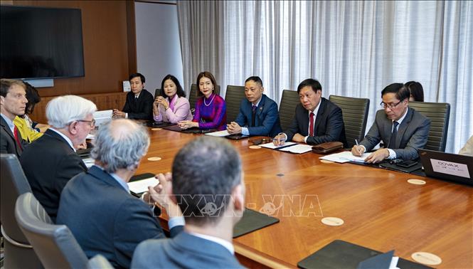 Deputy Health Minister Do Xuan Tuyen attends the BIO International Convention in the US’ Boston city from June 5-8. VNA Photo: Thanh Tuấn