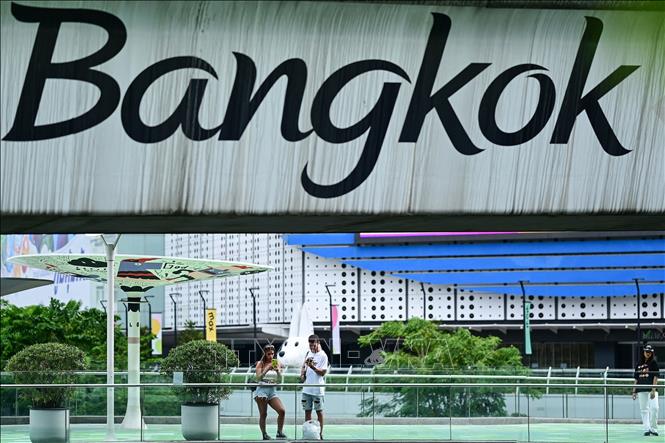 (Tư liệu) Khách du lịch tại Bangkok, Thái Lan. Ảnh: AFP/TTXVN