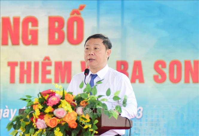Trong ảnh: Ông Dương Anh Đức, Phó Chủ tịch UBND Thành phố Hồ Chí Minh, phát biểu tại buổi lễ. Ảnh: Thu Hương - TTXVN