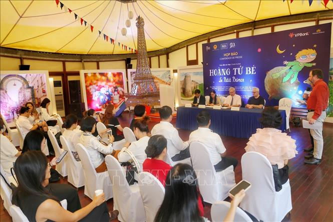Quang ảnh buổi họp báo. Ảnh: Tuấn Đức - TTXVN