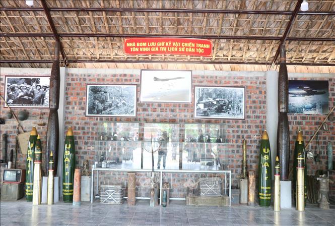 Những kỷ vật được trưng bày trong 