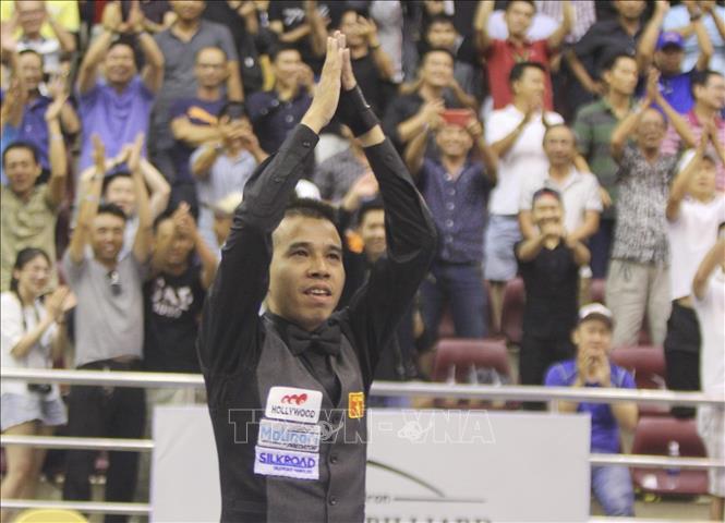 Vietnam's No. 1 billiards player Tran Quyet Chien. VNA Photo