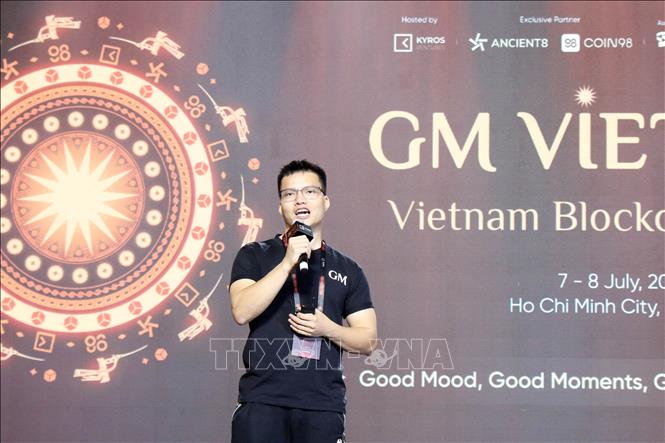The GM Vietnam - Vietnam Blockchain Week opens. VNA Photo: Tiến Lực 