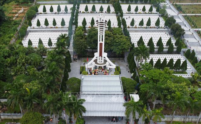 Quang cảnh Nghĩa trang liệt sĩ quốc gia Vị Xuyên (huyện Vị Xuyên, tỉnh Hà Giang). Ảnh: Hoàng Hiếu - TTXVN