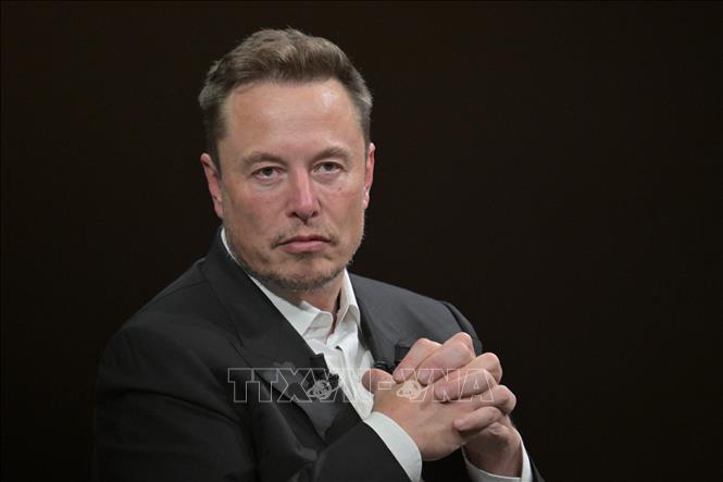 Tỷ phú Elon Musk tại một sự kiện ở Paris, Pháp ngày 16/6/2023. Ảnh: AFP/TTXVN