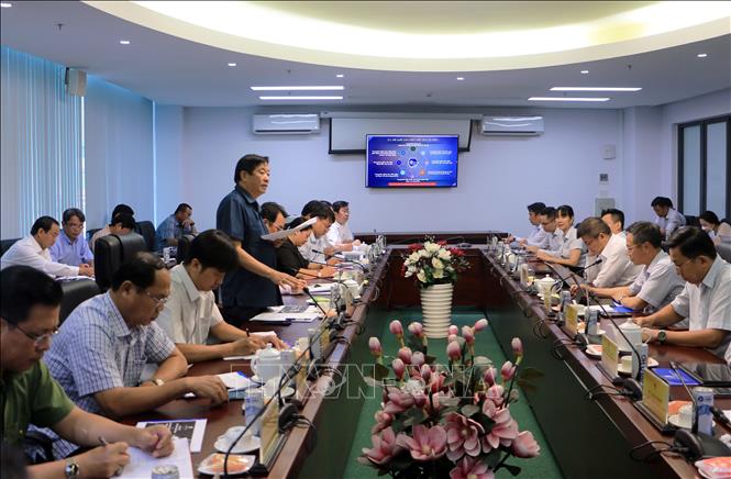 Quang cảnh buổi làm việc. Ảnh: Phạm Minh Tuấn-TTXVN