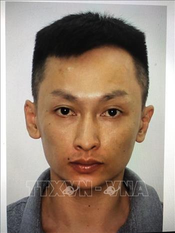 Trong ảnh: Đối tượng Nguyễn Quang Kiên. Ảnh: TTXVN phát