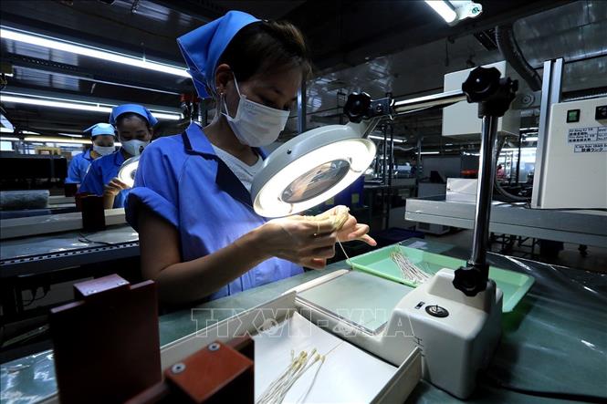 Đã có 60% doanh nghiệp Nhật Bản tham gia khảo sát cho biết sẽ mở rộng hoạt động kinh doanh tại Việt Nam trong vòng 1 - 2 năm tới. Ảnh: Tuấn Anh - TTXVN