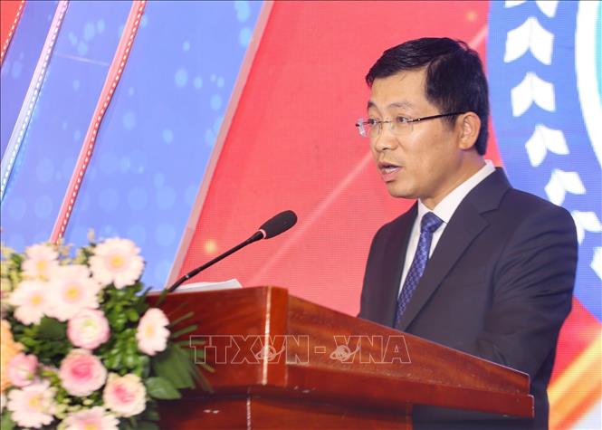 Cục trưởng Cục Báo chí Lưu Đình Phúc phát biểu. Ảnh: Tuấn Đức - TTXVN