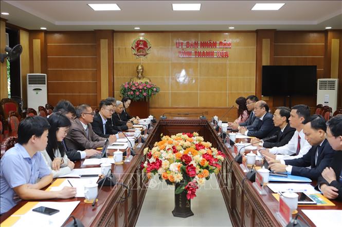 Quang cảnh buổi làm việc. Ảnh: TTXVN phát 
