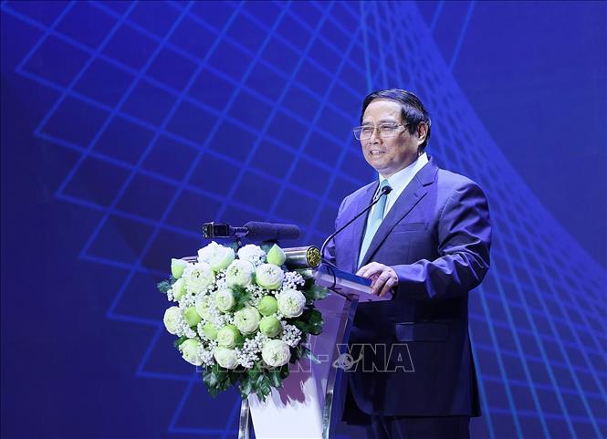 Thủ tướng Phạm Minh Chính phát biểu chỉ đạo hội nghị. Ảnh: Dương Giang-TTXVN
