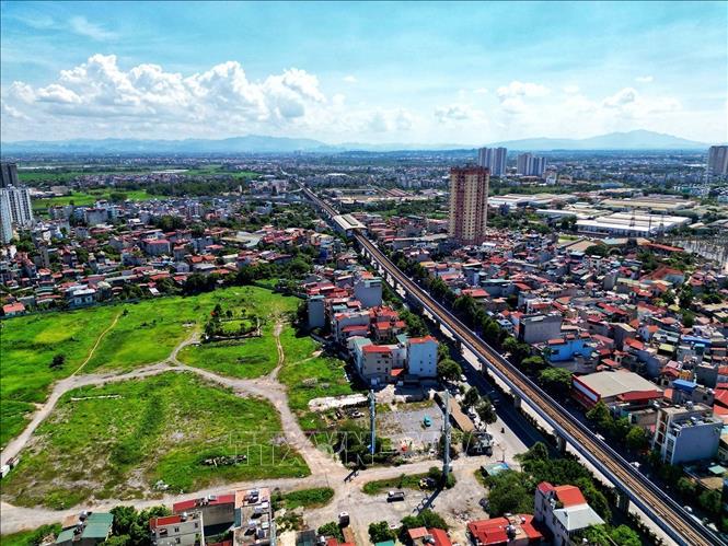 Quận Hà Đông có diện tích 49,64 km2, nằm ở phía Tây Nam khu vực nội thành của thành phố Hà Nội. Ảnh: Tuấn Anh – TTXVN